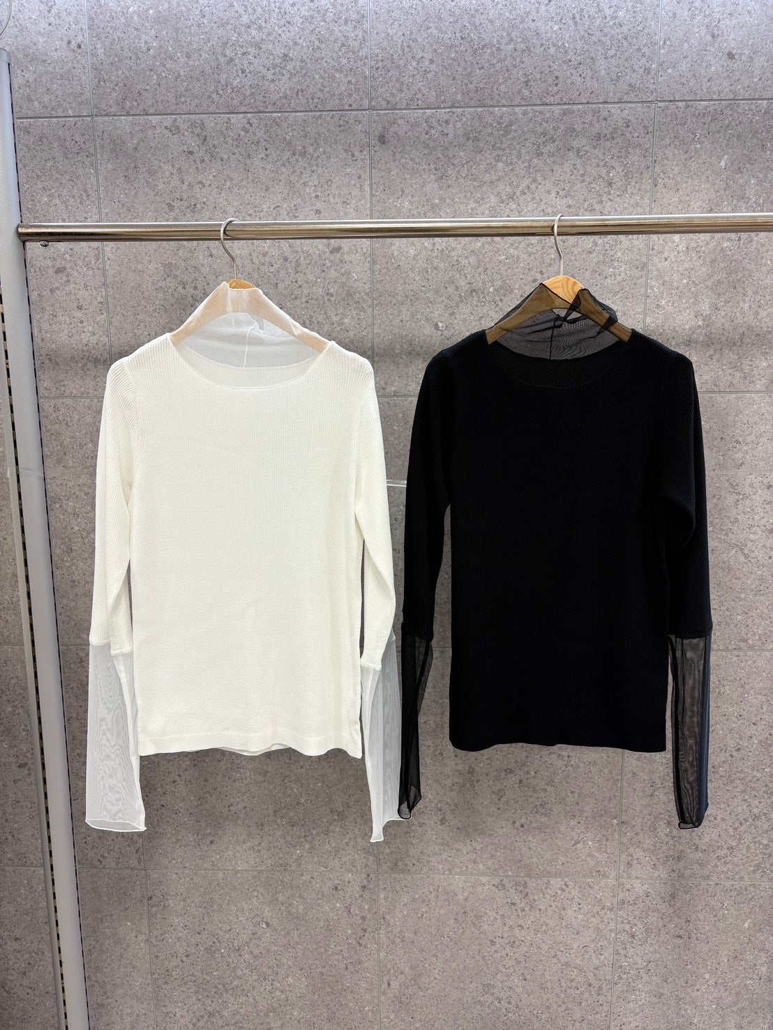 【ROSIEE】シアーチュールドッキングニット/R851239