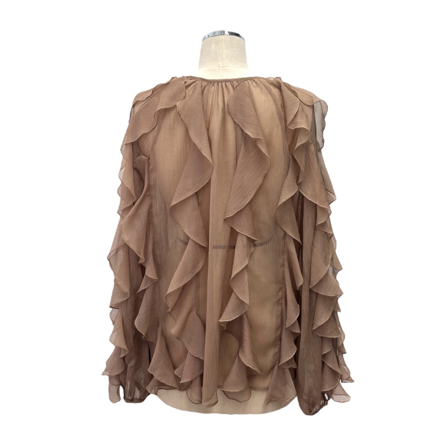 【ayane】楊柳シフォンブラウス/855729