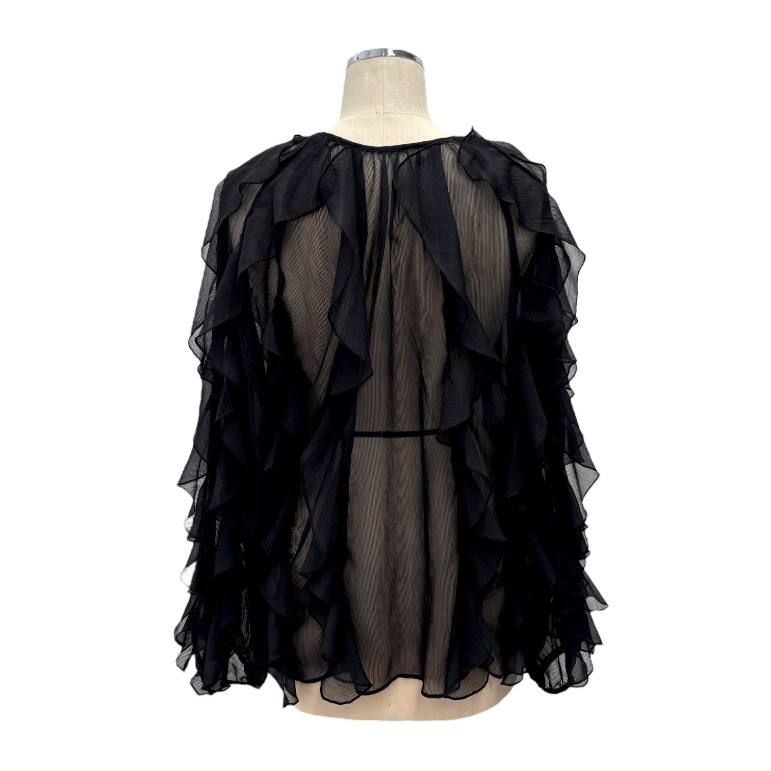 【ayane】楊柳シフォンブラウス/855729