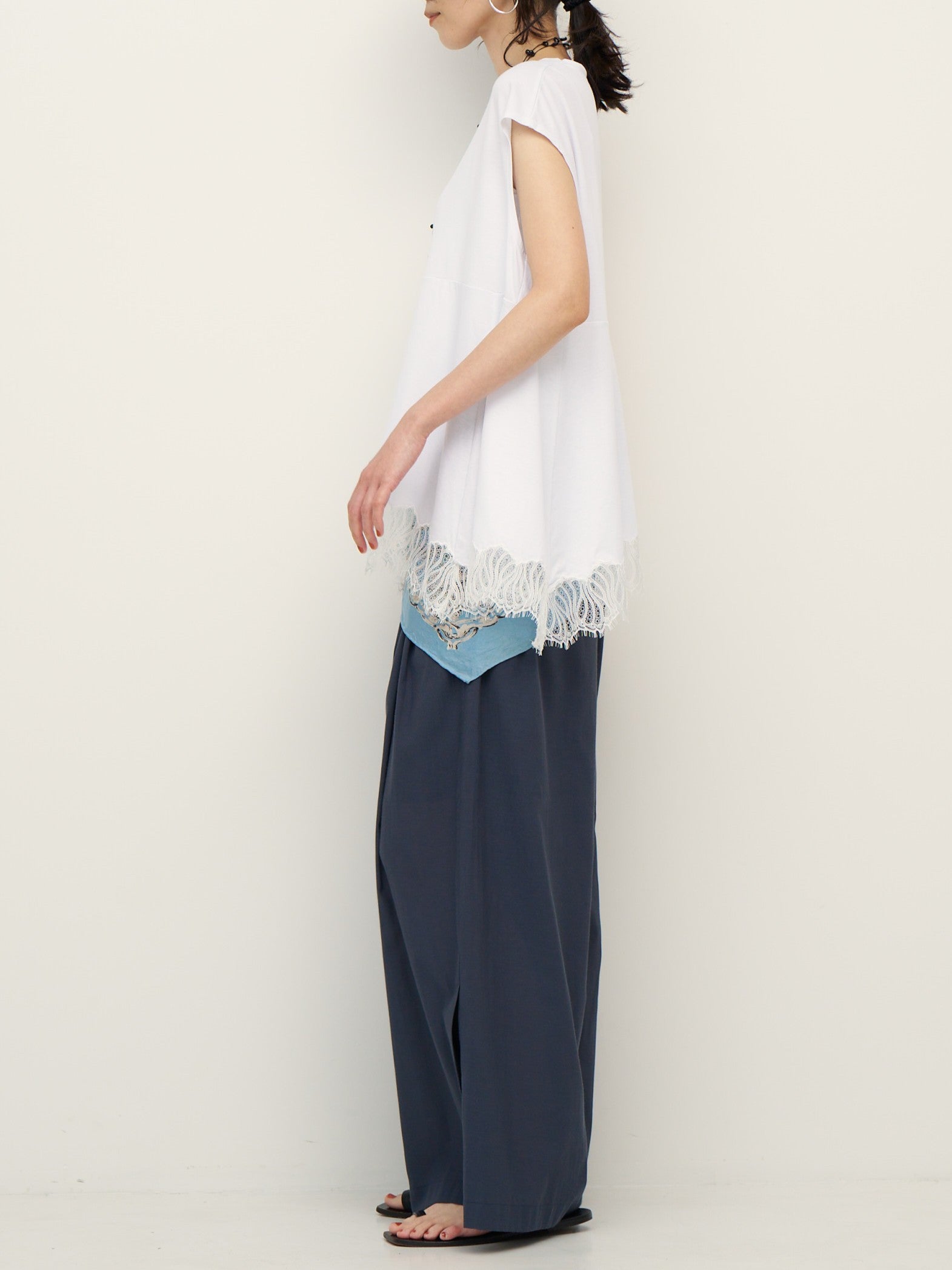 【CHIGNON】レースフレンチカットソー/8562-374NH