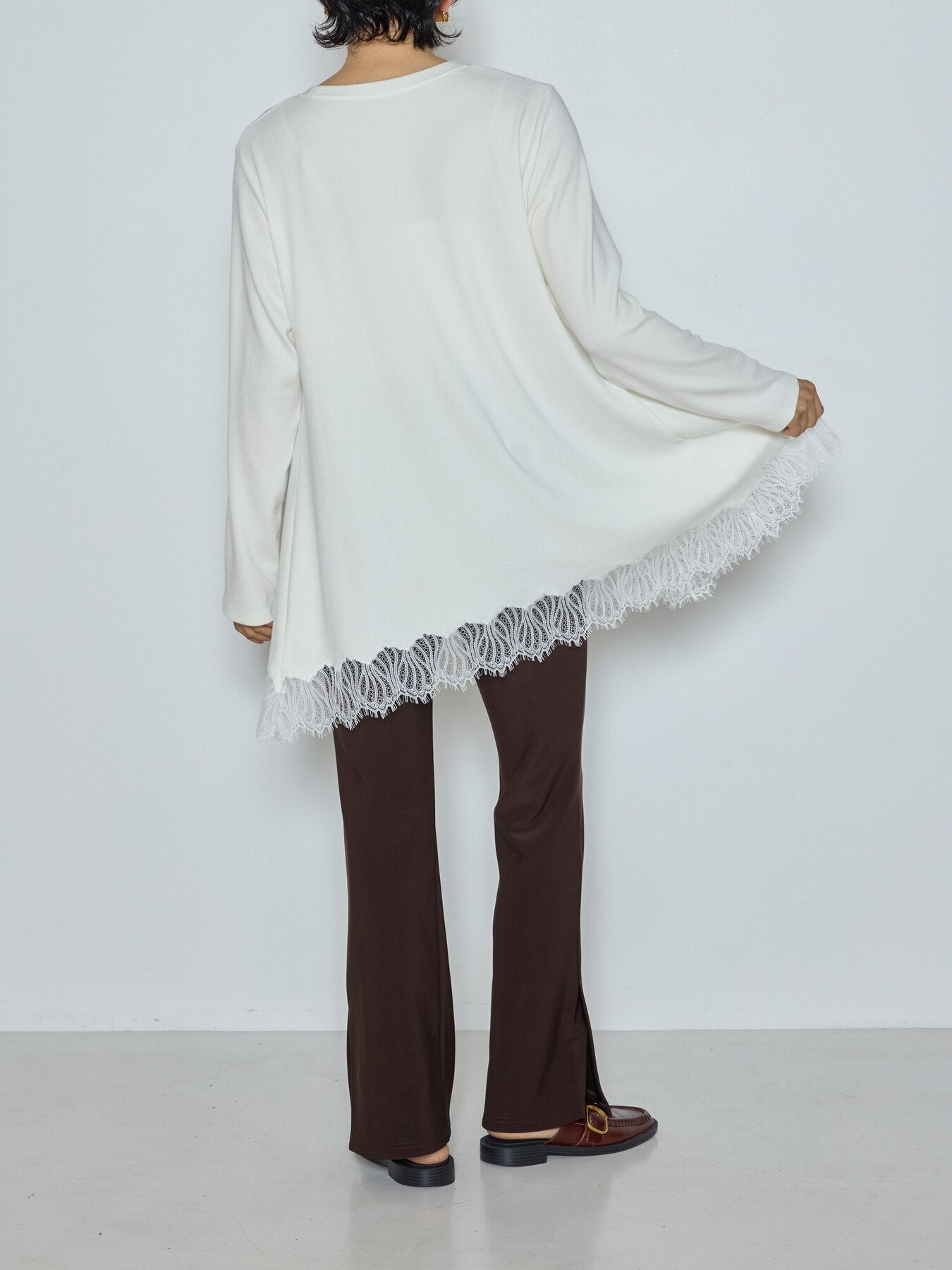 【CHIGNON】イレヘムレースロングカットソー/8565-377NH