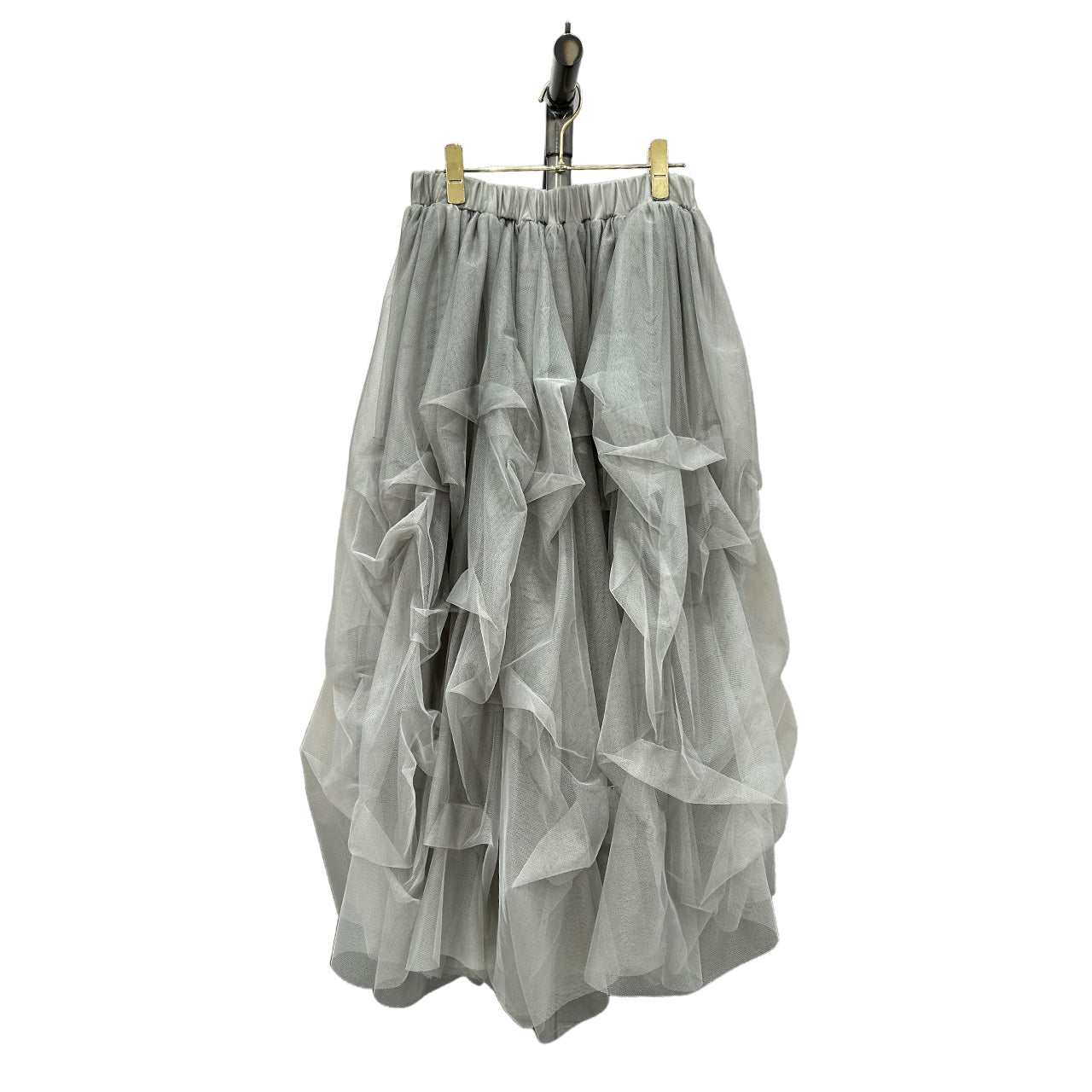 【限定商品】【ayane】タックチュールロングスカート/856703