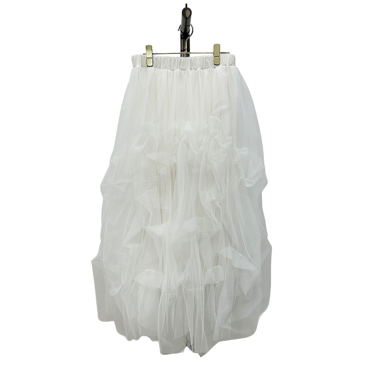 【限定商品】【ayane】タックチュールロングスカート/856703