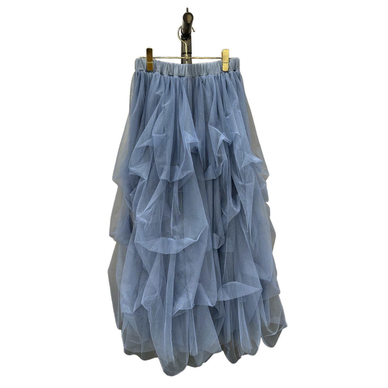 【限定商品】【ayane】タックチュールロングスカート/856703