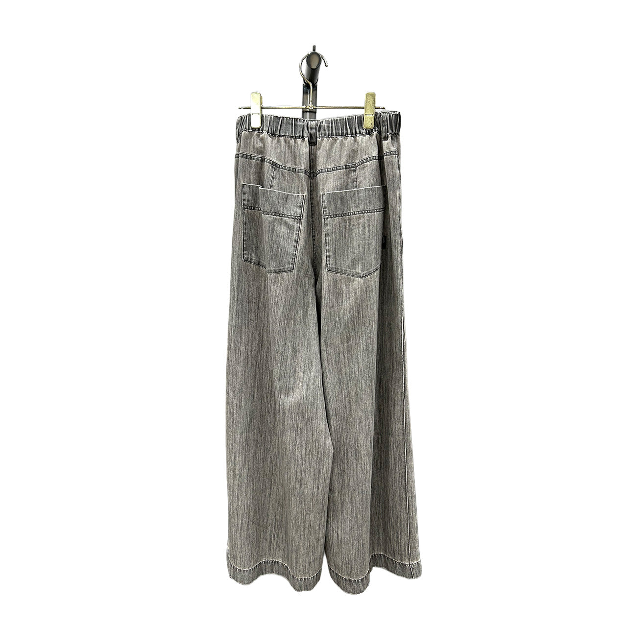 【ayane】ダンガリーサイドガセットワイドパンツ/856710