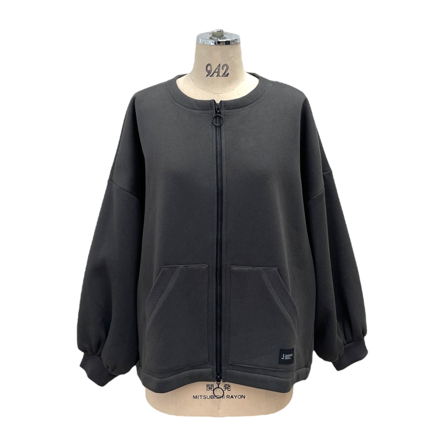 【ayane】裏起毛ジップアップブルゾン/874812