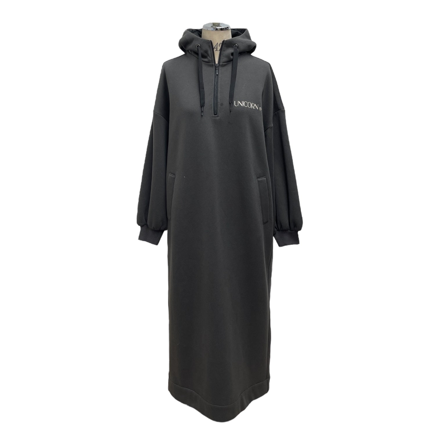 ayane】裏起毛フーディワンピース/ 874814