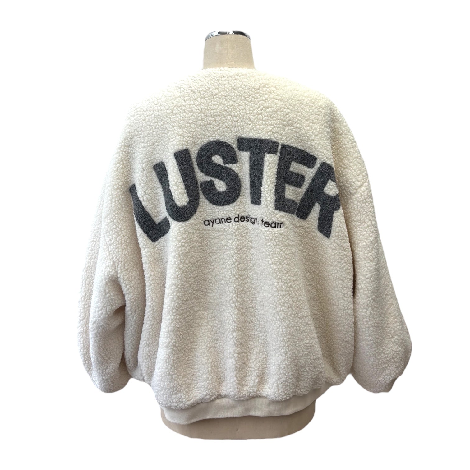 【ayane】バックロゴ刺繡ボアブルゾン/875804