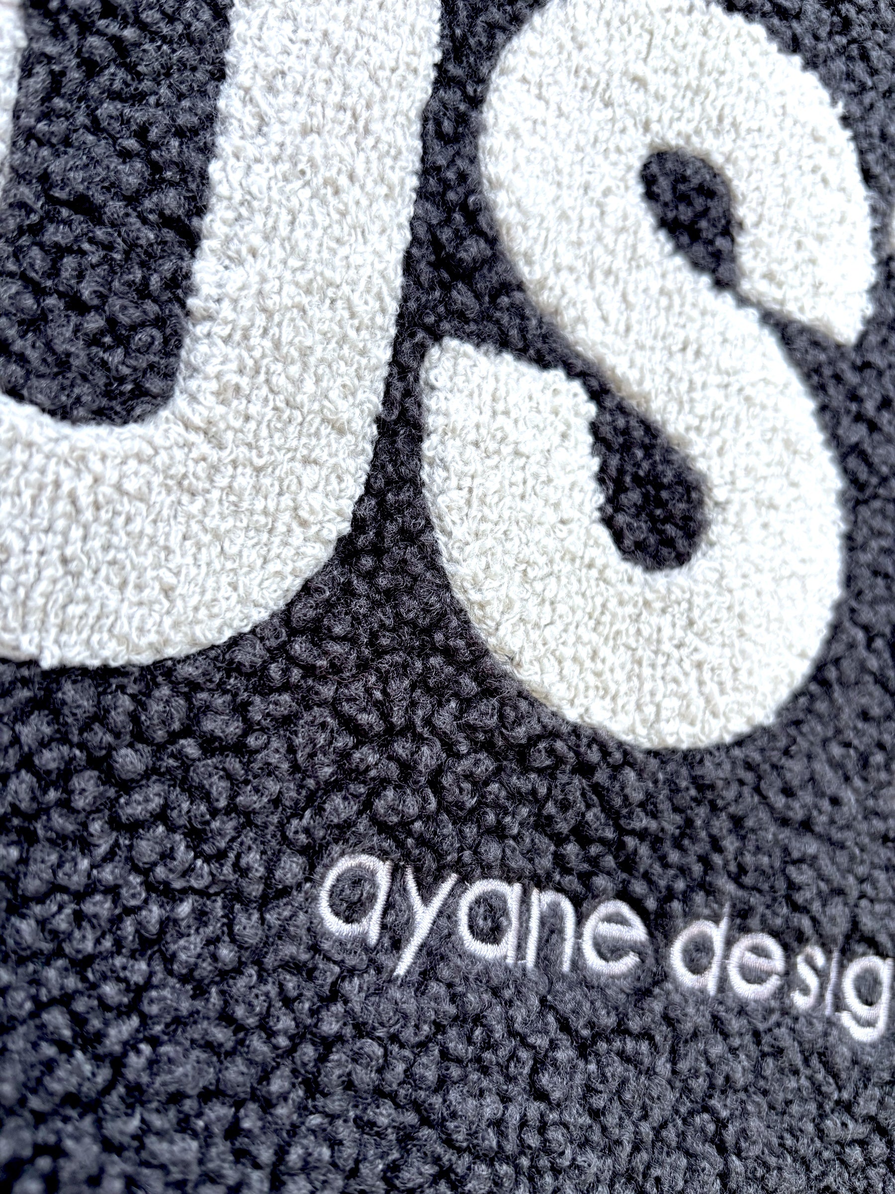 【ayane】バックロゴ刺繡ボアブルゾン/875804