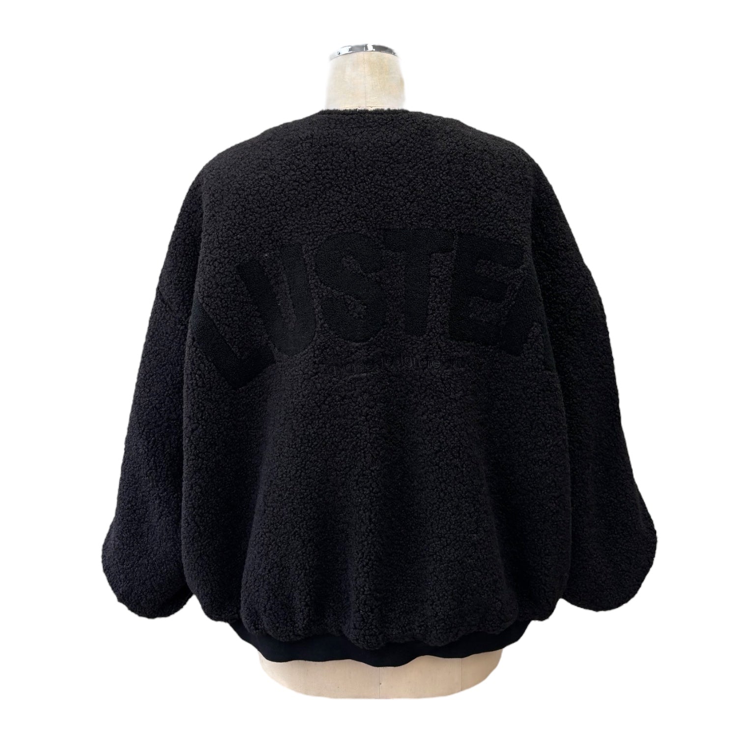 【ayane】バックロゴ刺繡ボアブルゾン/875804