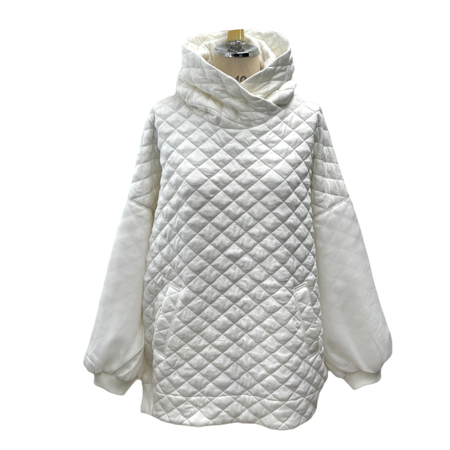 【ayane】キルト地フーデッドプルオーバー/ 895123