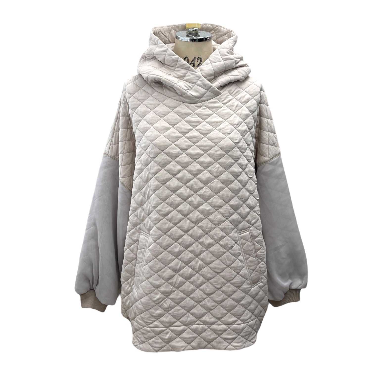 【ayane】キルト地フーデッドプルオーバー/ 895123