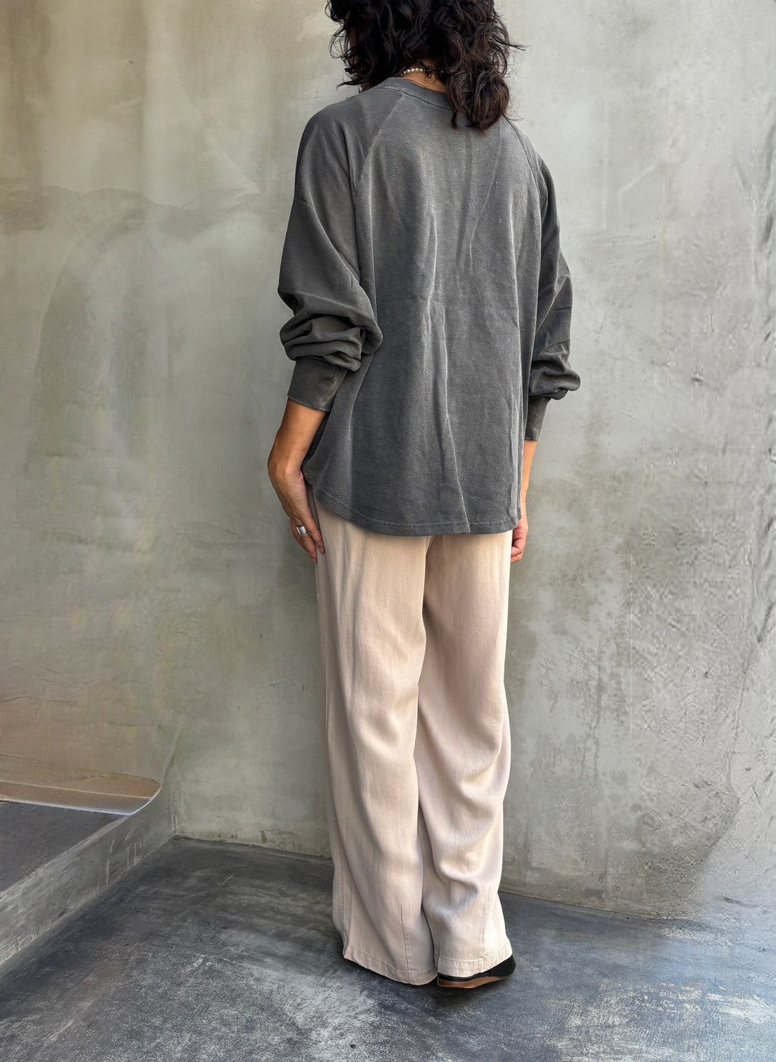 【flamingo firm】袖シアーロンT/150310