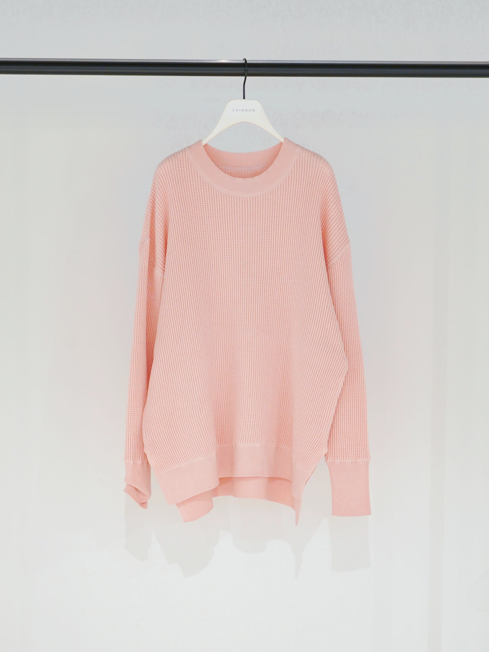 【CHIGNON】もちもちサーマルニットプルオーバー/9156-550JR