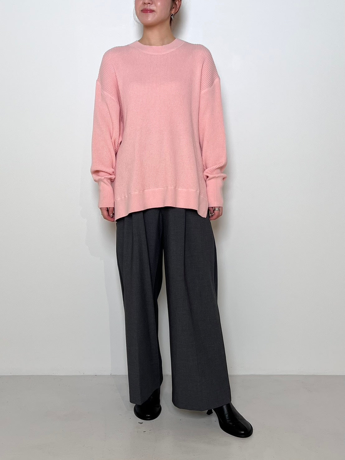 【CHIGNON】もちもちサーマルニットプルオーバー/9156-550JR