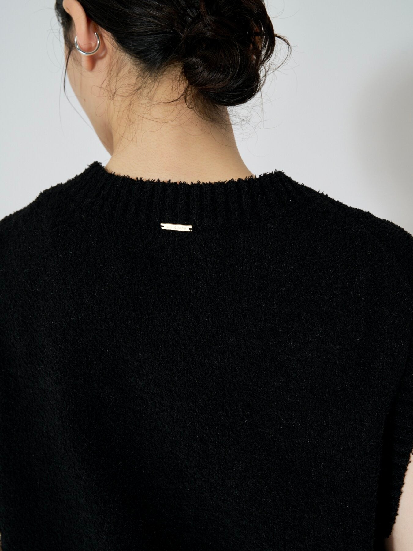 【CHIGNON】フェザーパイルニットベスト/9264-116JR