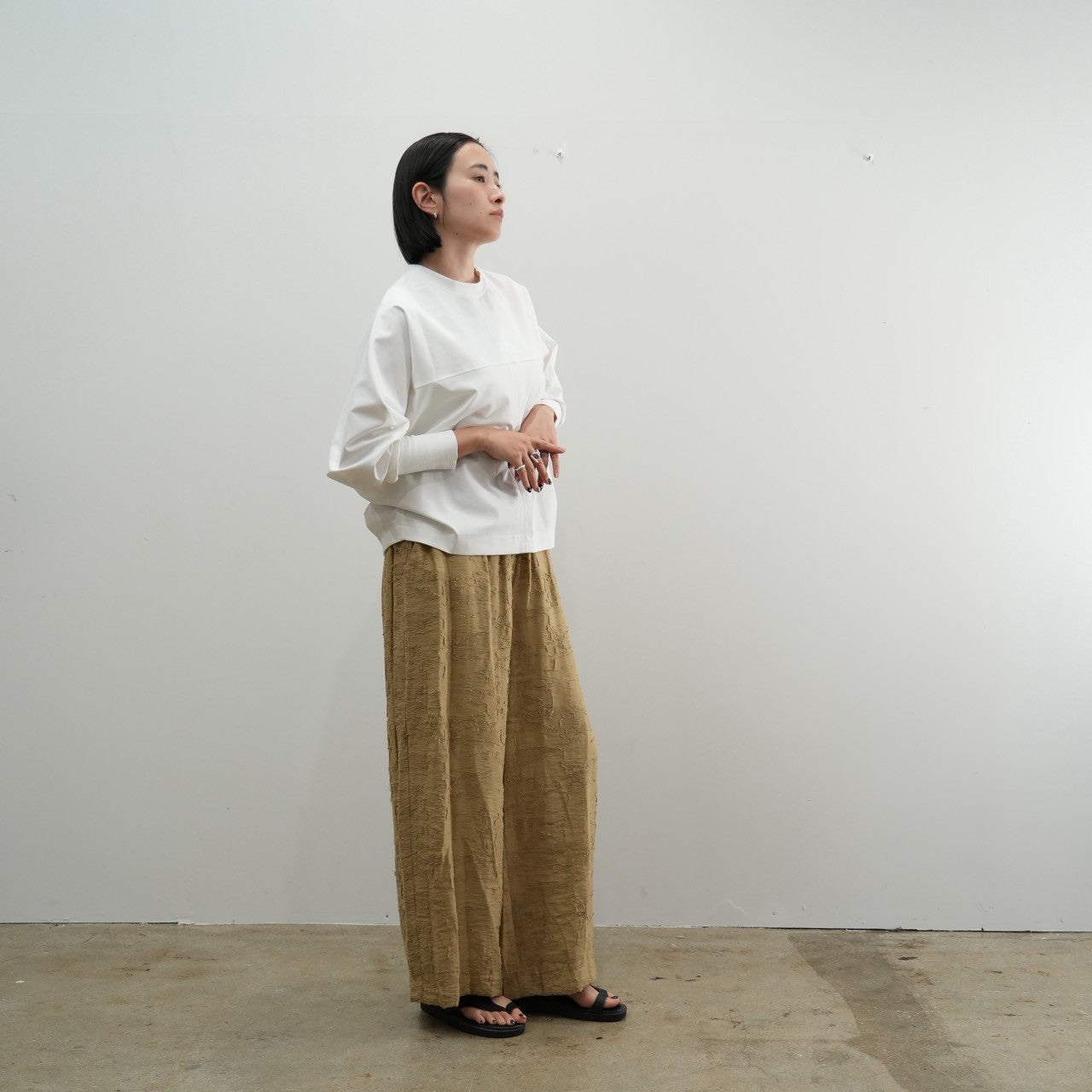 【RILATO】ジャガードリラックスパンツ/R25379