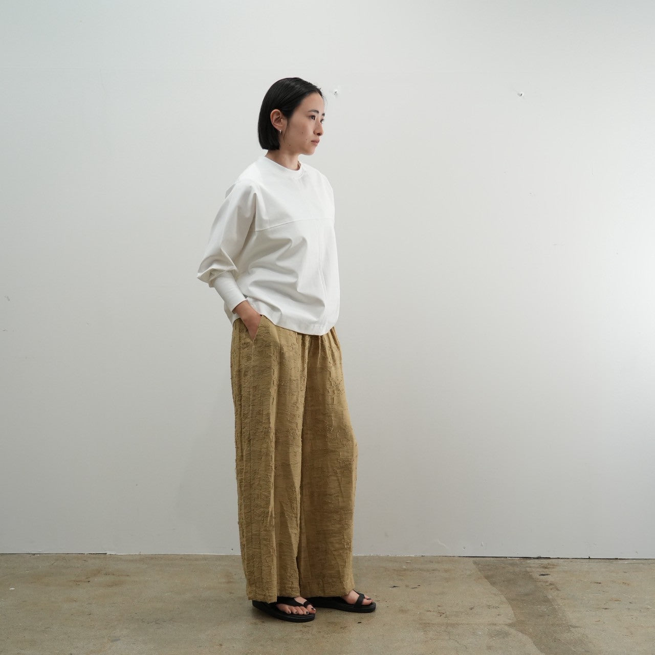 【RILATO】ジャガードリラックスパンツ/R25379