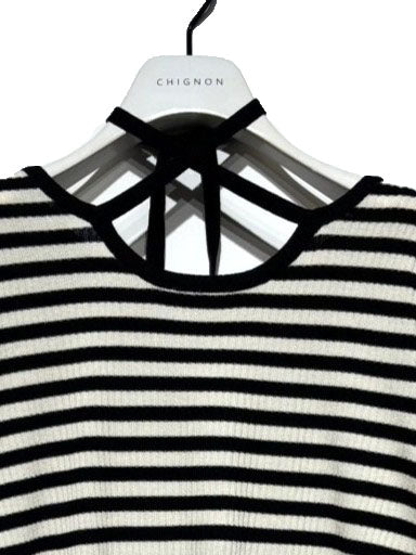 【CHIGNON】2WAYチョーカーニットプルオーバー/9554-080JR