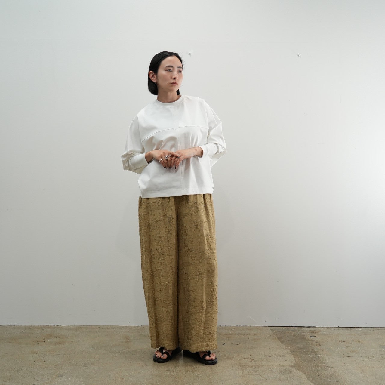 【RILATO】ジャガードリラックスパンツ/R25379