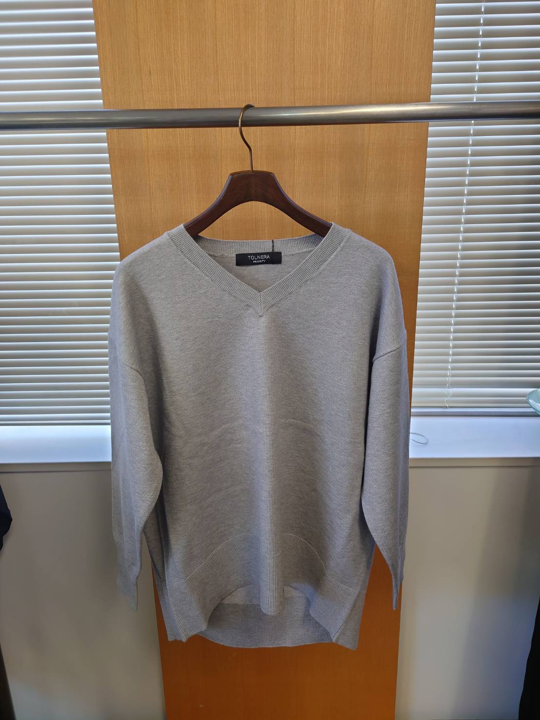 【PRIORITY】Vネックモチフワニット/T57110PL