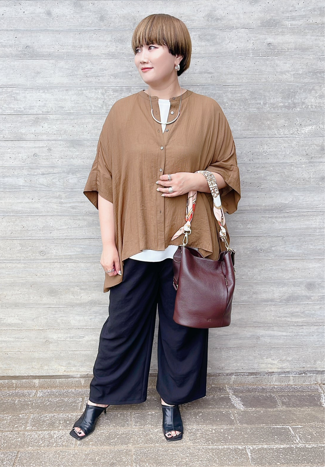 【Dignite Collier】ワイドブラウス/80255412