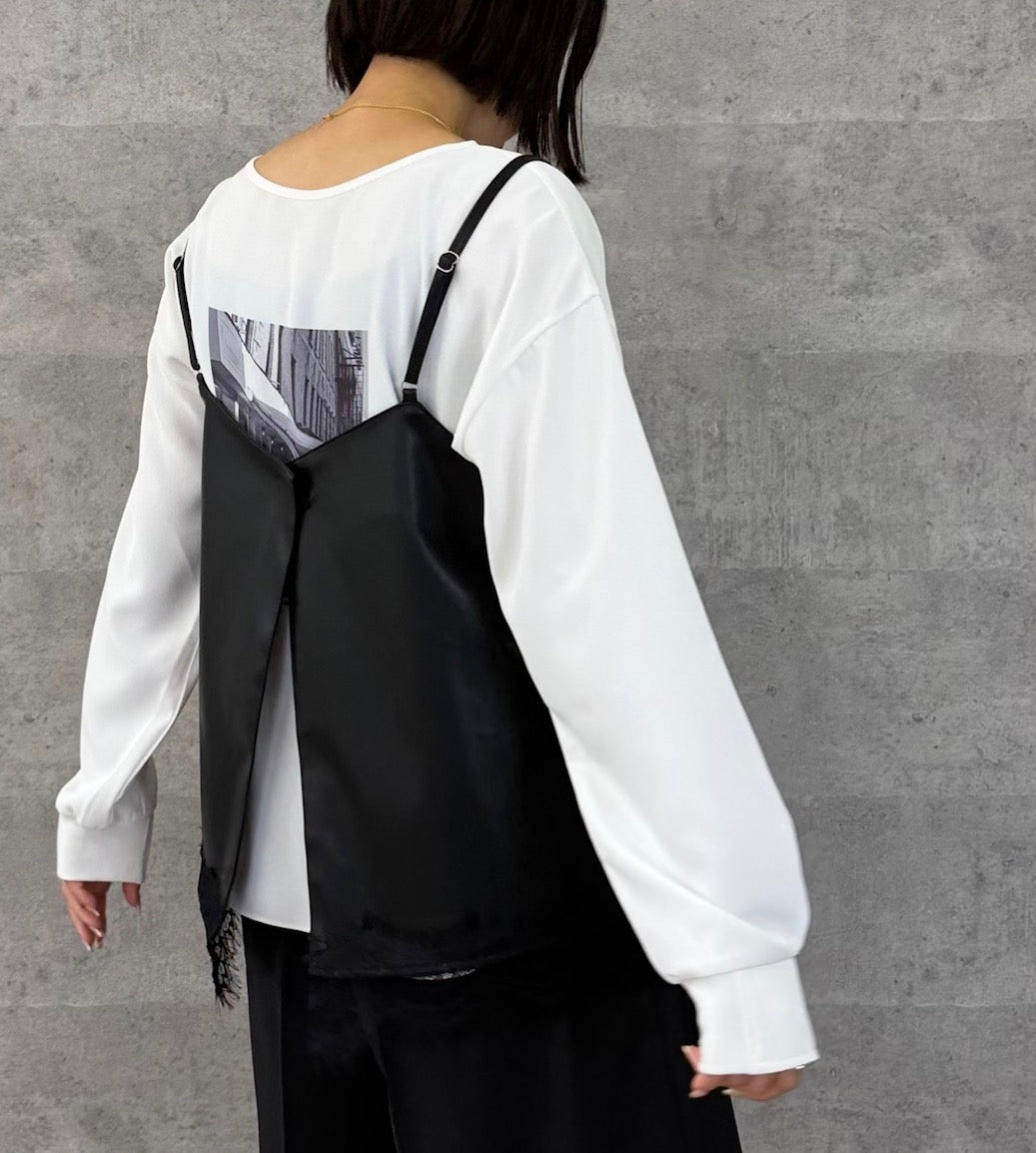 【再入荷予約】【Anna Kerry】フェイクレザーキャミソール/85264707