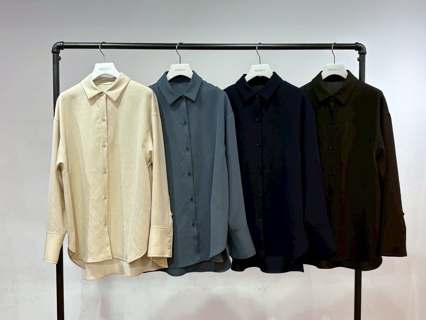 【PRIORITY】ベーシックシャツ/P66230IT