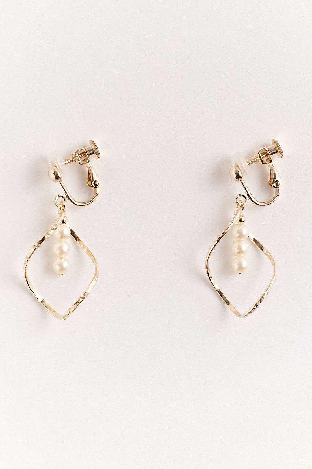 【STELLA CIFFON】レジンパールロンバスピアス・イヤリング/AST2-26P06/AST2-26E06