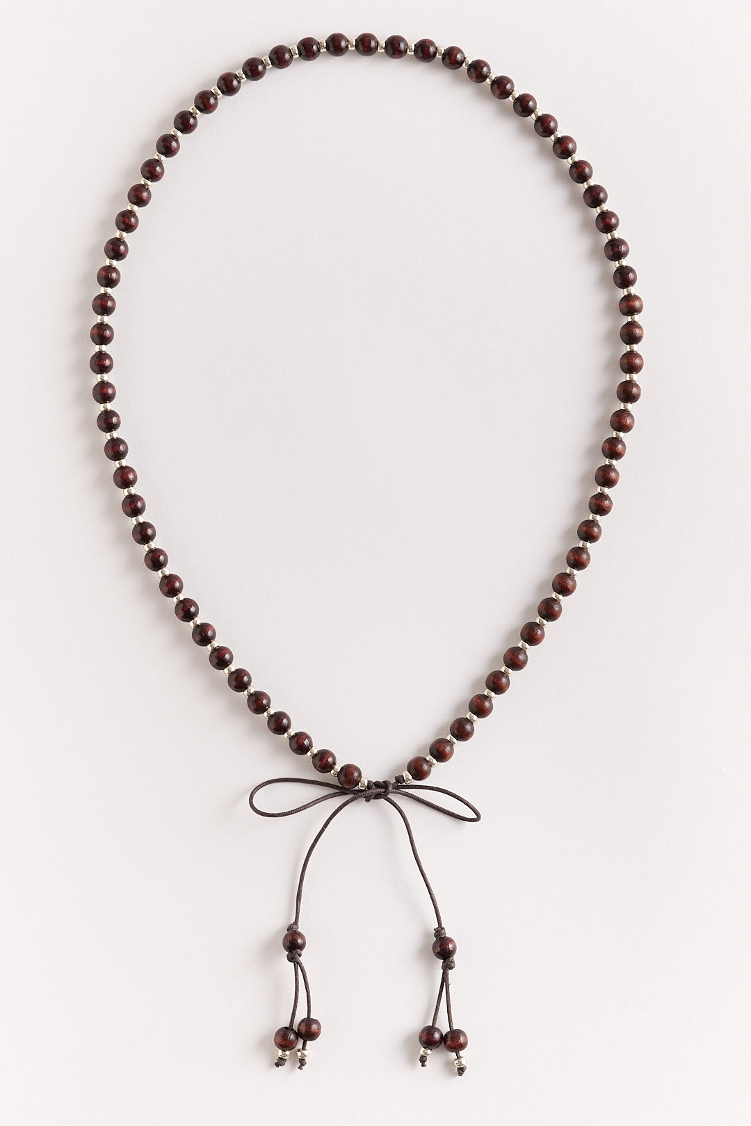 【STELLA CIFFON】ウッドビーズリボンネックレス/AST2-26N02