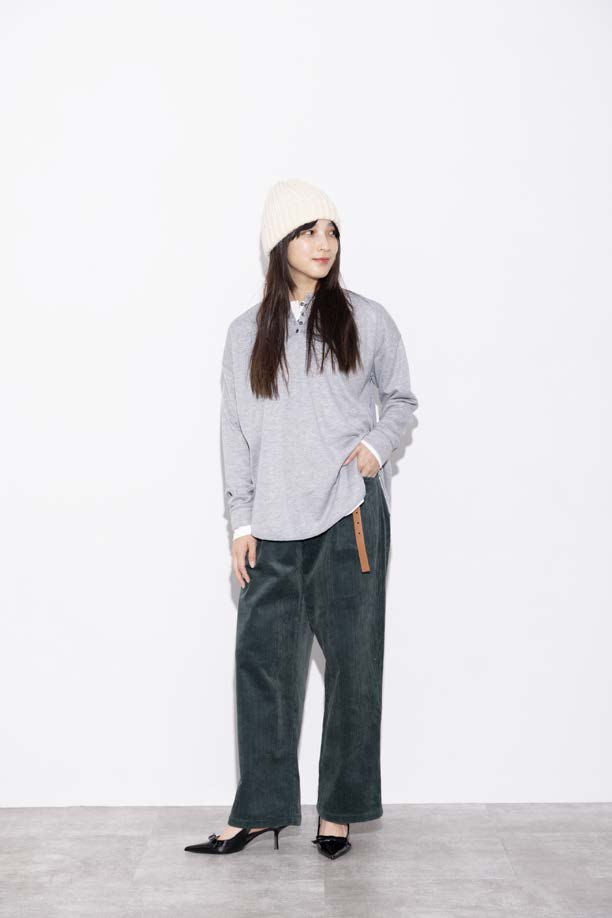 【MARGAUX VINTAGE】ヘンリーネックカットソー/MG CT-25112-A