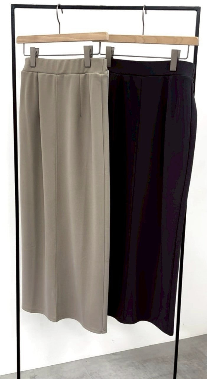 【CLOCHE】カットジョーゼットイージータイトスカート/552-86519