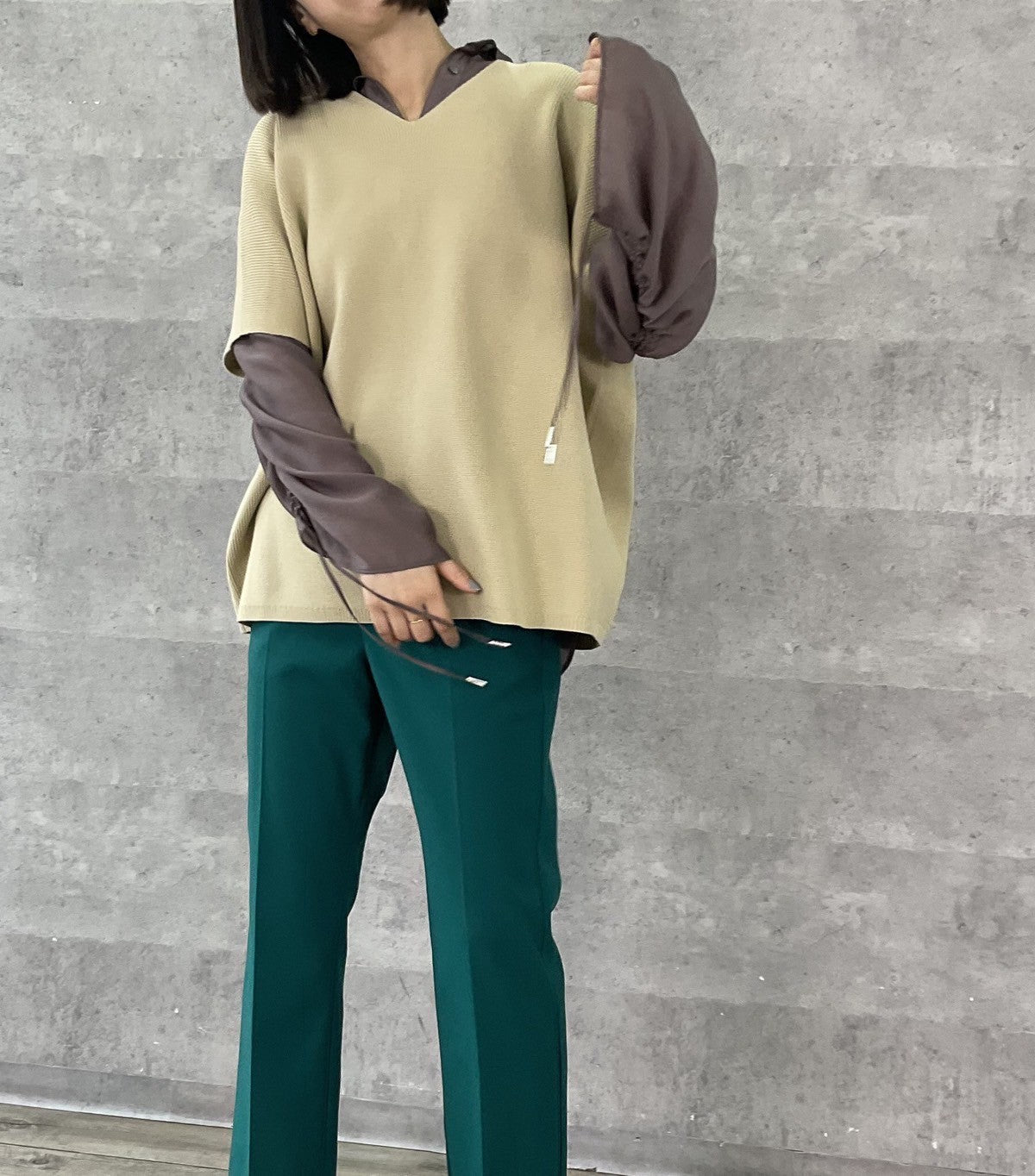 【Anna Kerry】ストレッチヤーンジレ/71253808