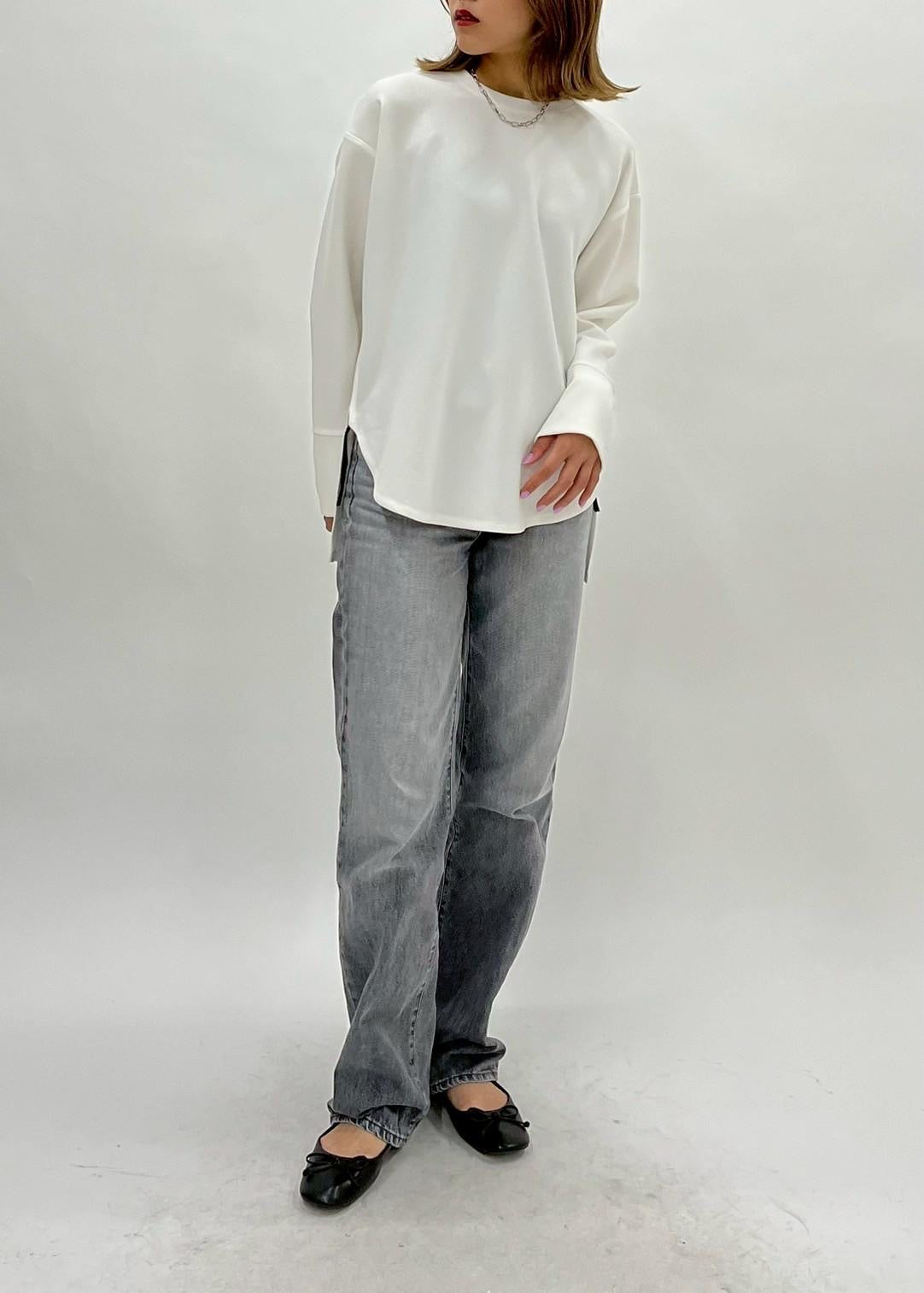 【PASSIONE】サイドZIPガゼットジョーゼットプルオーバー/616928