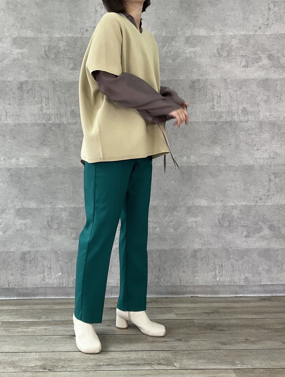 【Anna Kerry】ストレッチヤーンジレ/71253808