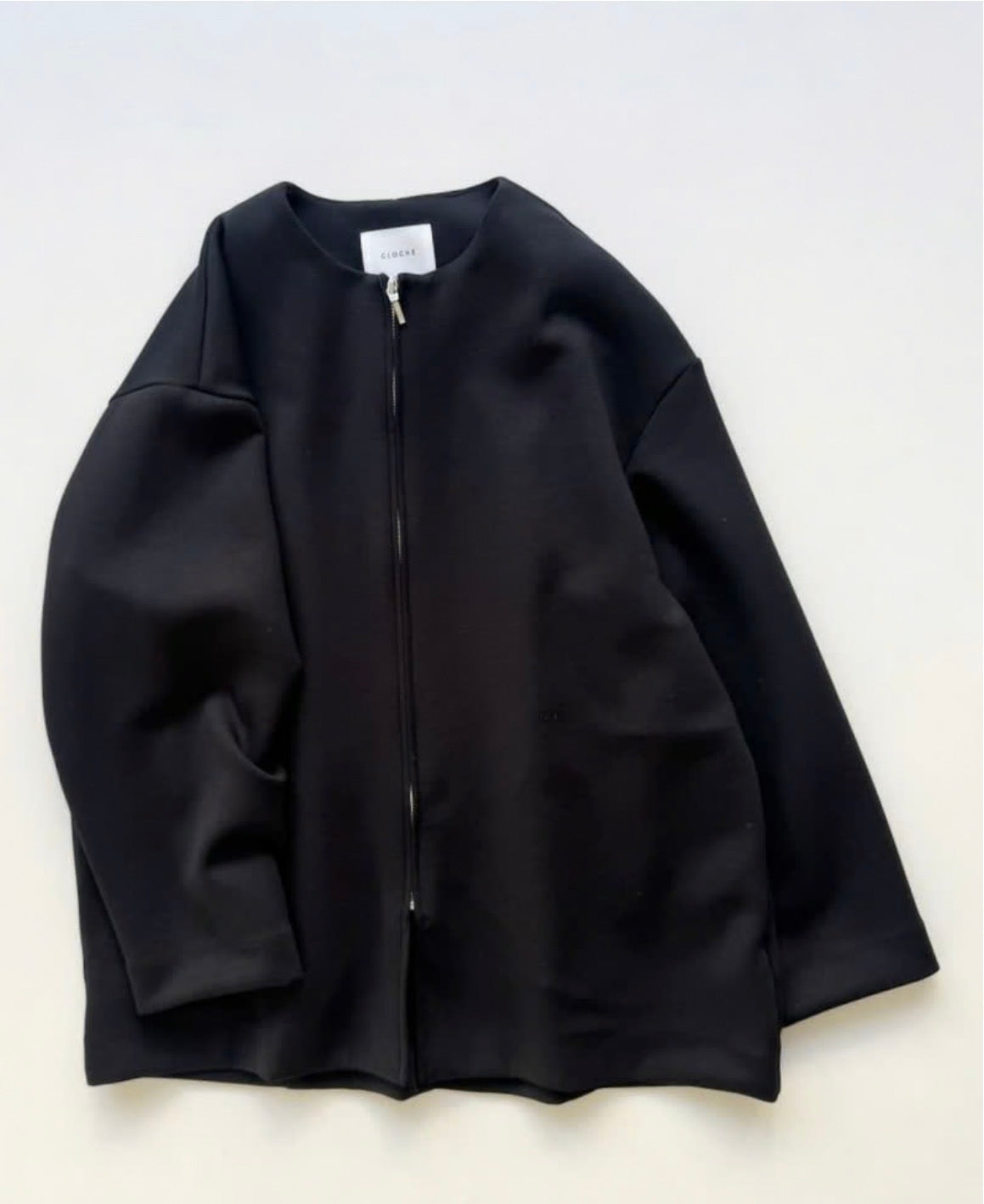 【CLOCHE】クッションダンボールノーカラージャケット/610-85004