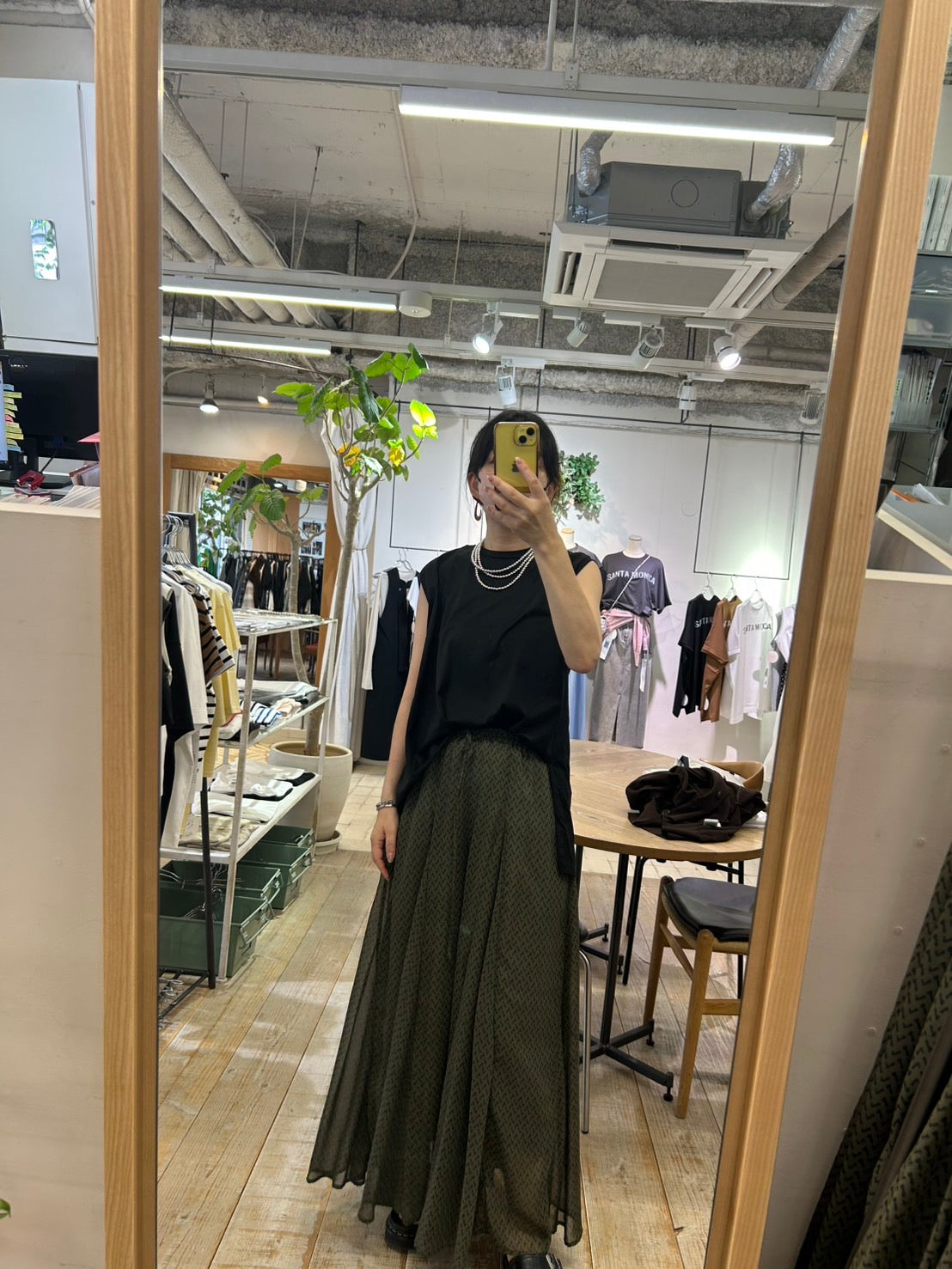 【再入荷】【anana】ロングボールチェーンマグネットネックレス/a09-010