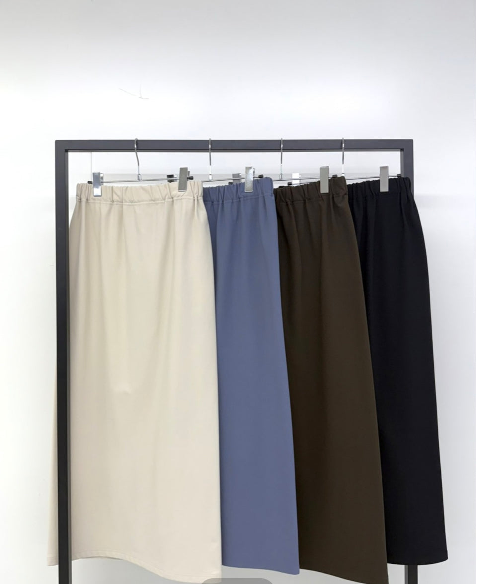 【cafune】ウォームピケストレッチタイトスカート/545610