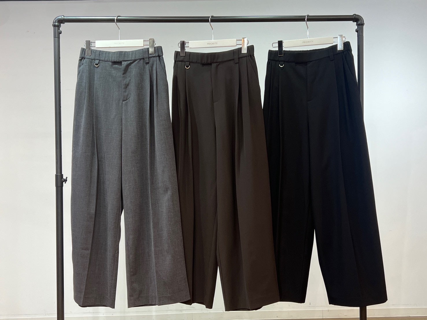 【PRIORITY】ダブルタックパンツ/P66162HW