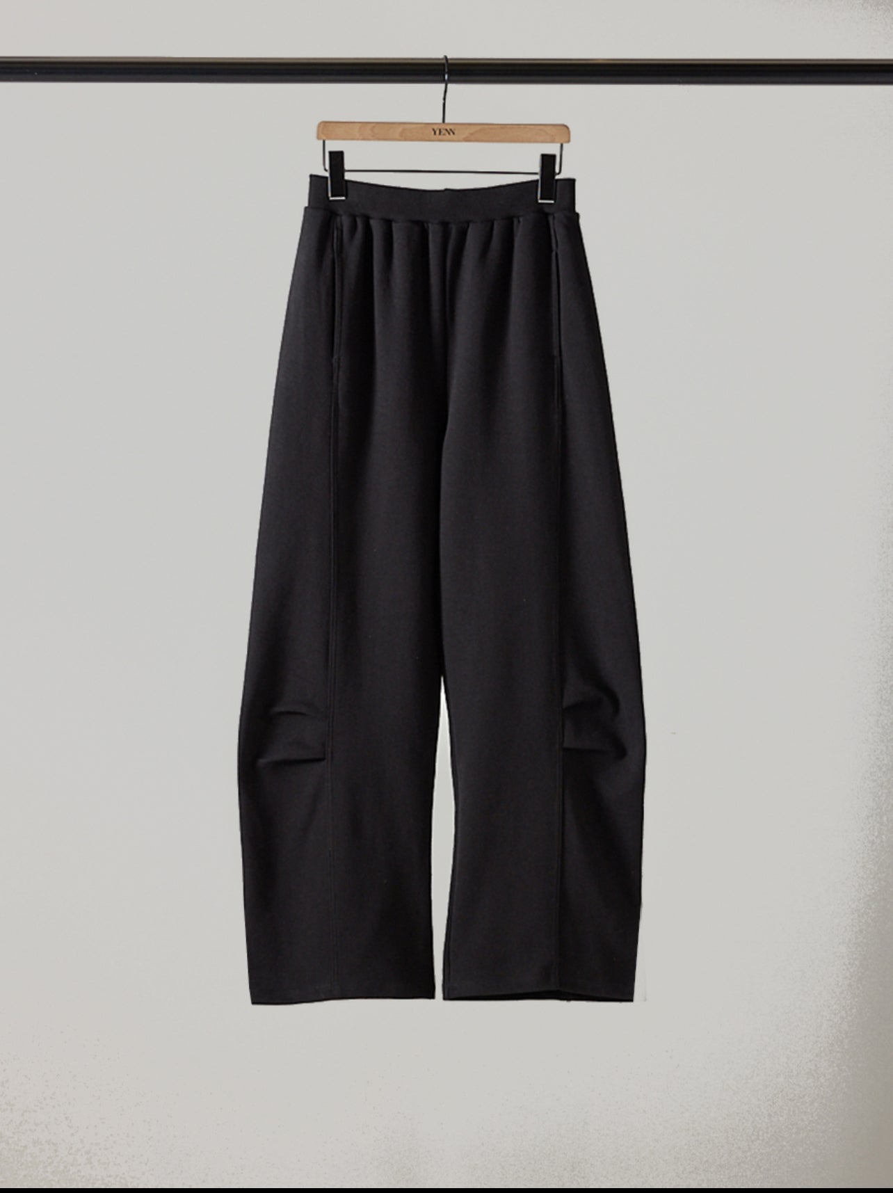 【YENN】膝タックスウェットパンツ/Y253-31078-2