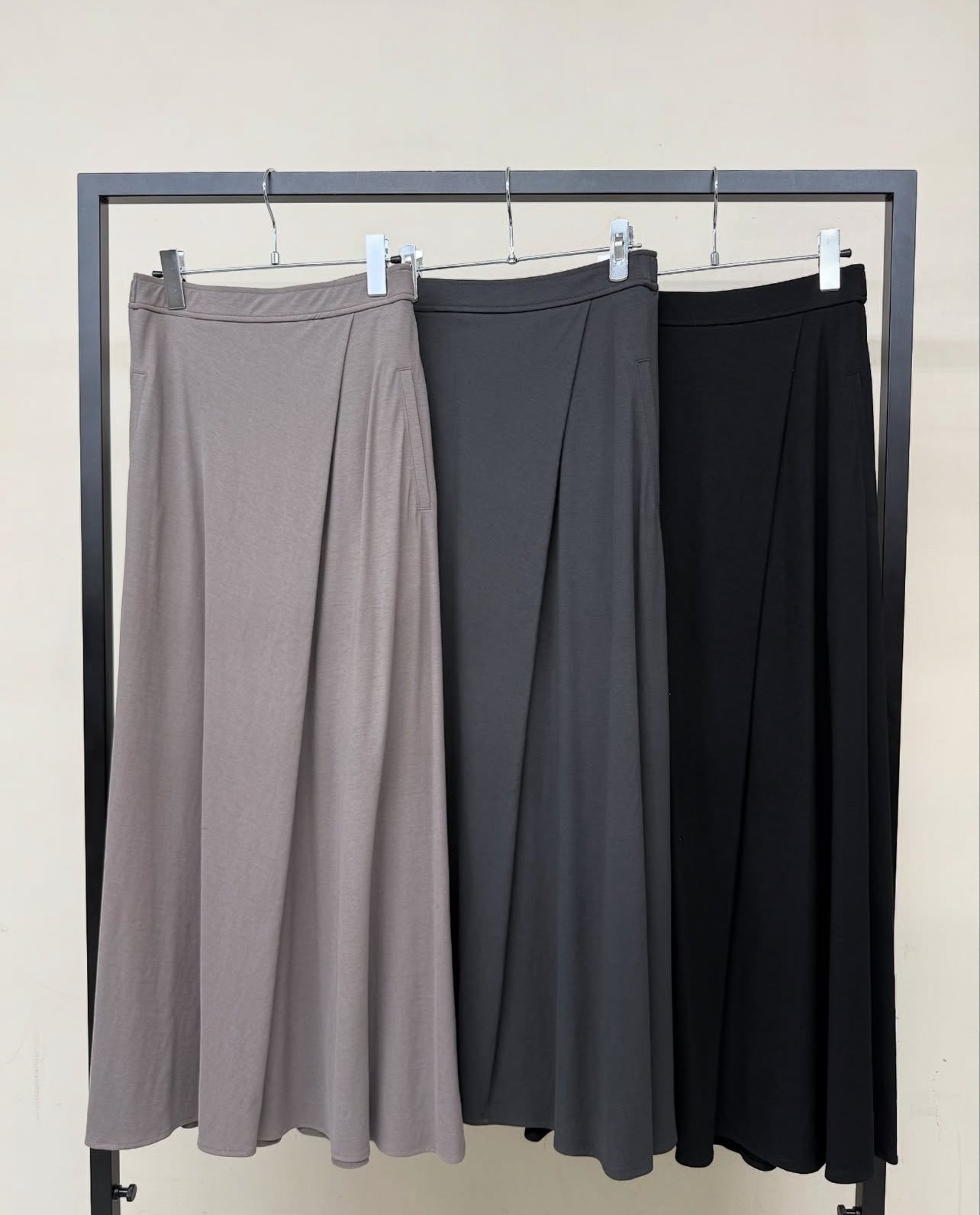 【cafune】ドライジャージライトタックスカート/535612