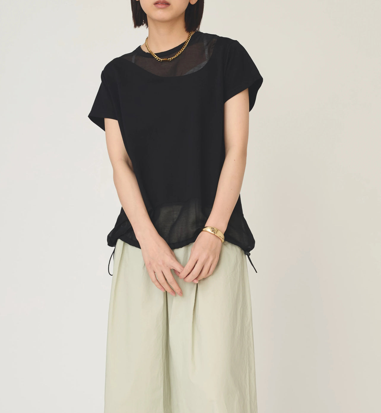 フレンチスリーブドロストTシャツ COOMB/ST65426