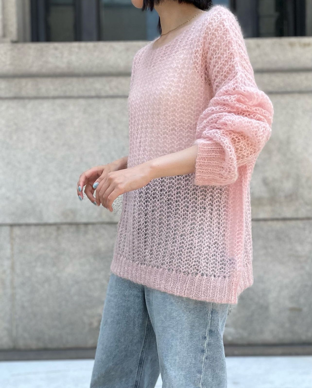 【cafune】キッドモヘヤニットプルオーバー/435943