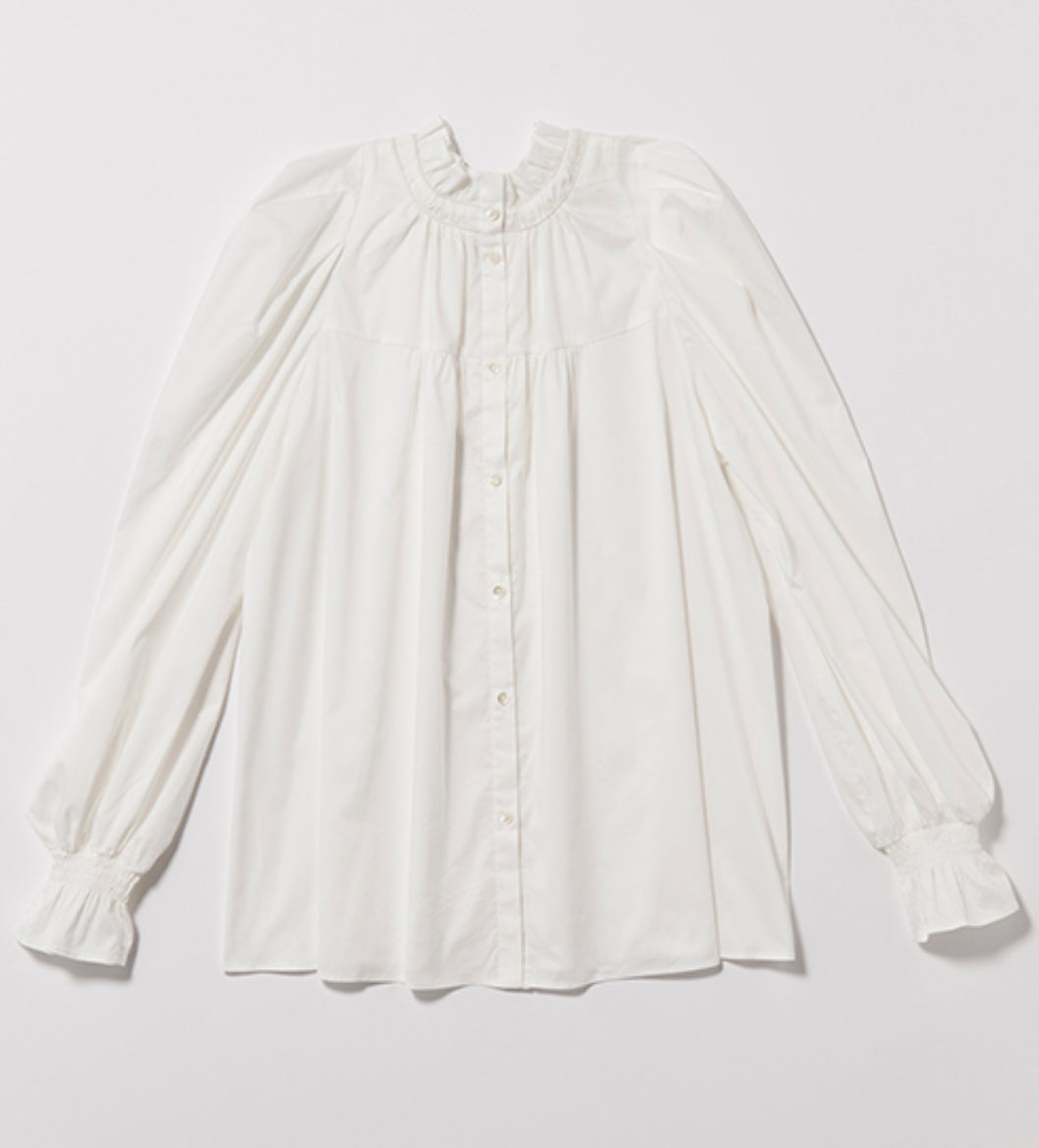 【Chaco×Dignite Collier】ジョーゼット袖ボリュームブラウス/ 80254905