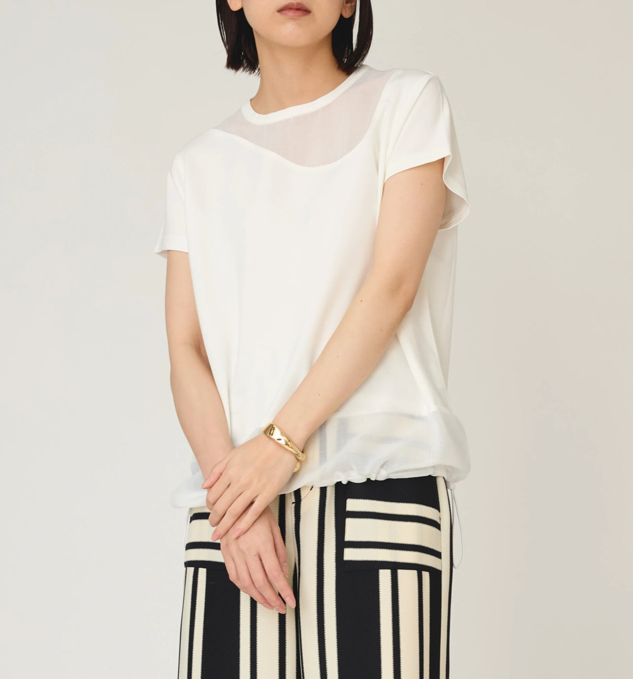 フレンチスリーブドロストTシャツ COOMB/ST65426