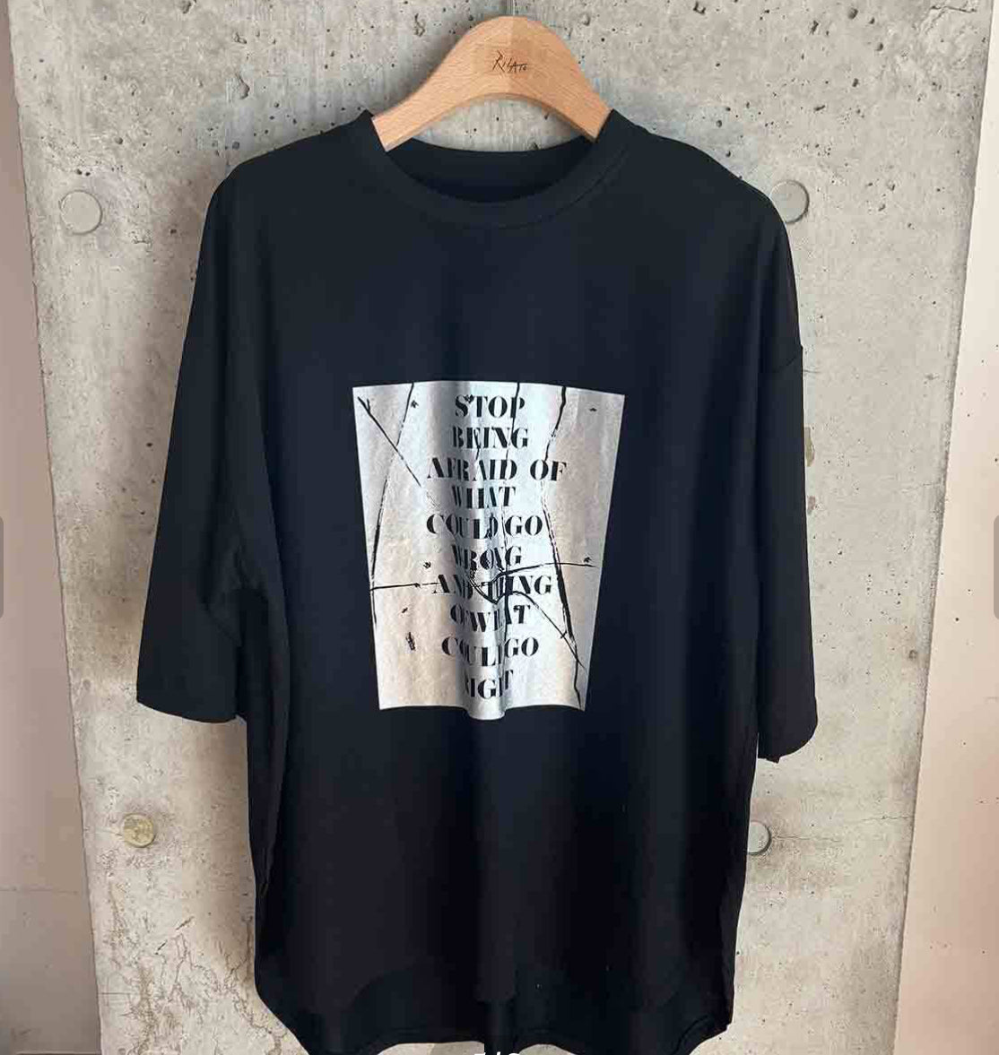 【RILATO】箔プリントTシャツ/R25135