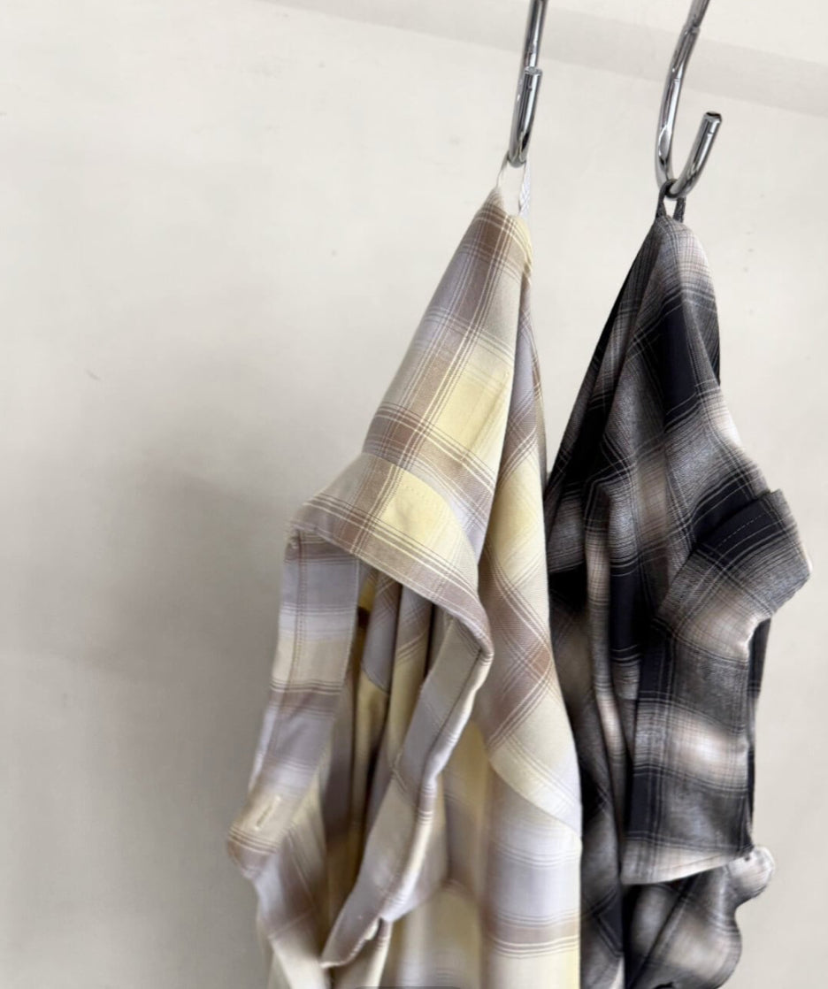 【cafune】セルロースチェックシャツ/535943