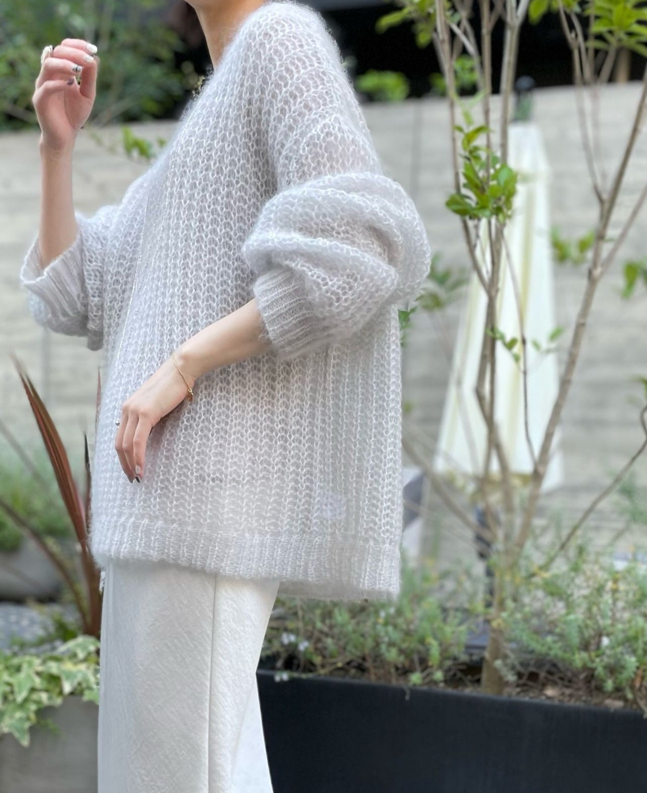 【cafune】キッドモヘヤニットプルオーバー/435943