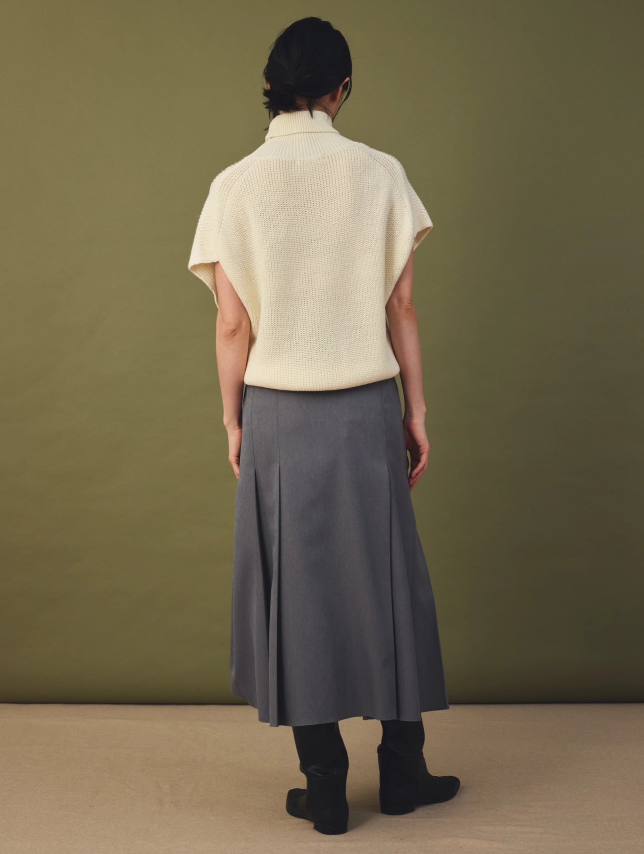 ハイネックニットベスト COOMB/SS22786