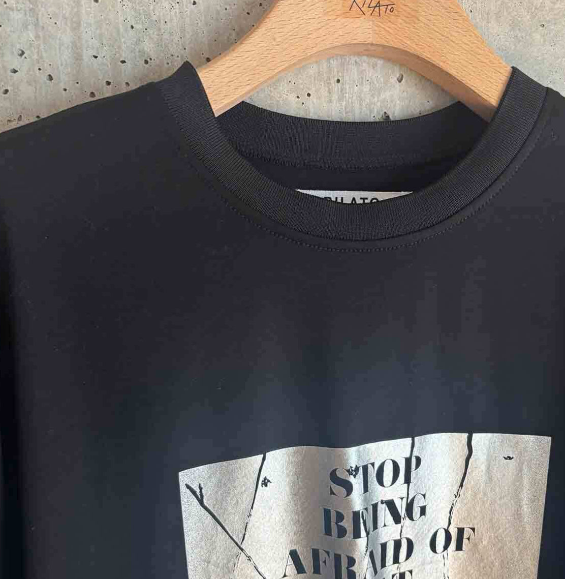 【RILATO】箔プリントTシャツ/R25135